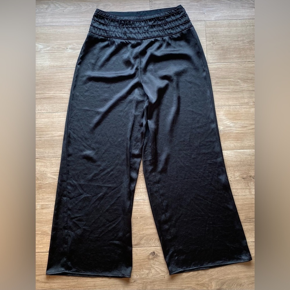 White House Black Market Black Wide Leg Jumpsuit - Picture 2 of 8